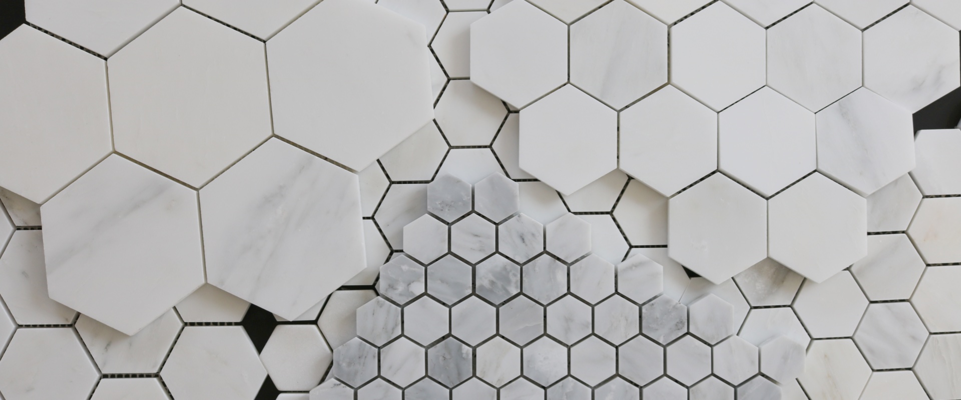 White Marble Hexagon Mosaic Tile
